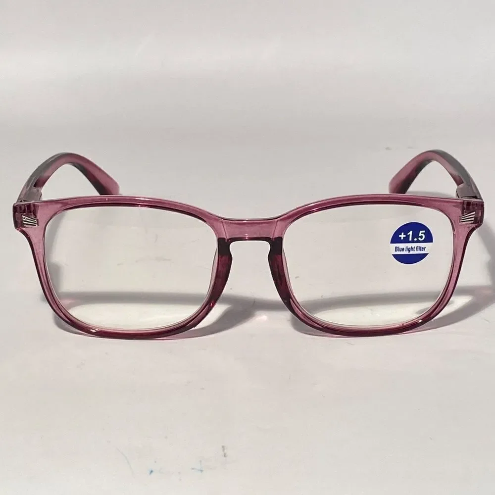 1504 Colette 1.5 Tortoise Raspberry Glasses Soft Butterfly Readers NWT